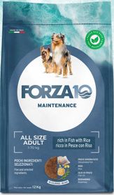 FORZA10 Maintenance Adult ALL SIZE FISH / RICE (Pesce / Riso) сухой корм для взрослых собак Средних и Крупных пород РЫБА / РИС (12 кг)