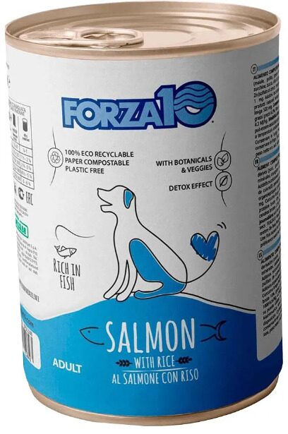 FORZA10 Maintenance Adult Dog SALMONE con RISO влажный корм для взрослых чувствительных собак ЛОСОСЬ / РИС (400гр х 1шт)