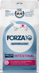 FORZA10 Active VETdiet MINI / TOY Dog INTESTINAL вет.диета для собак Мелких пород при нарушениях работы ЖКТ, восстановления всасывания в кишечнике Мини ИНТЕСТИНАЛ (1,5 кг)