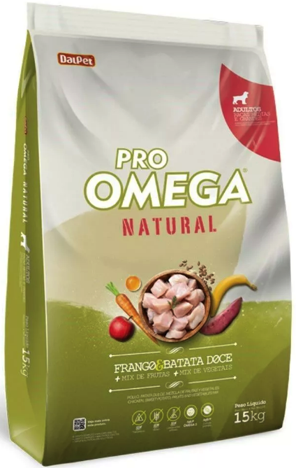 NATURAL PRO-OMEGA Adultos Medias-Grandes Frango / Batata-Doce (MEDIUM) сухой корм для Взрослых собак Средних и Крупных пород ЦЫПЛЕНОК / СЛАДКИЙ БАТАТ (Средняя Гранула) (15 кг)