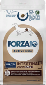 FORZA10 Active VETdiet MINI / TOY Dog INTESTINAL COLON Fase-1 FISH вет.диета для собак Мелких пород для лечения колитов, экзокр. недостаточн. поджелуд. железы РЫБА / Стадия-1 ИНТЕСТИНАЛ КОЛОН (1,5 кг)