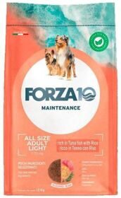 FORZA10 Maintenance LIGHT Adult ALL SIZE Tuna / Rice (Tonno / Riso) повседневный для взрослых собак с лишним весом, подходит для пожилых малоактивных собак / Низкокалорийный ТУНЕЦ / РИС (12 кг)