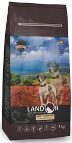 LANDOR Adult Dog Grain Free Lamb / Potato беззерновой взрослые чувствительные собаки  ЯГНЕНОК / БАТАТ (3кг)